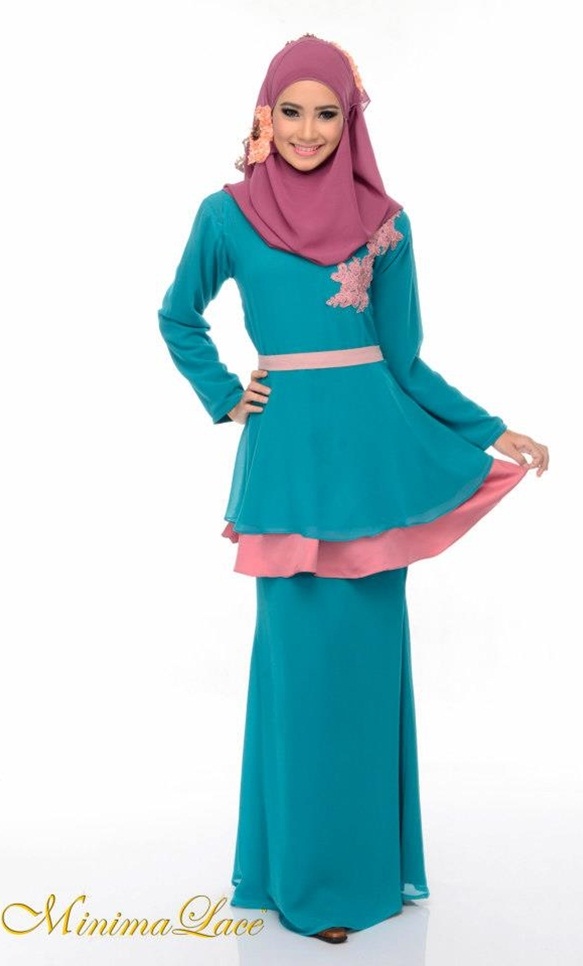 suaraHATI STYLE BAJU  KURUNG  PEPLUM