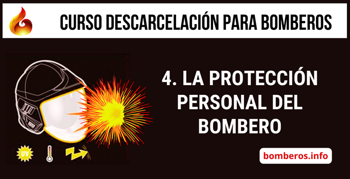 Curso descarcelación vehicular protección personal del bombero