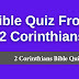 Bible Quiz on 2 Corinthians (Multiple Choice Questions)