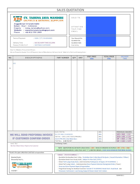 Contoh Invoice Hotel  Joy Studio Design Gallery - Best Design