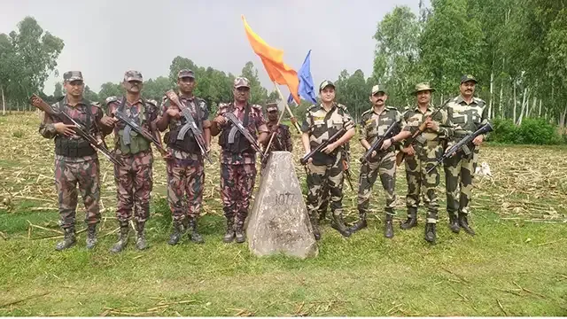 বন্য হাতির আক্রমন রোধে জামালপুরে বিজিবি-বিএসএফ’র পতাকা বৈঠক