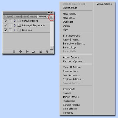 tutorial photoshop membuat action