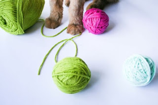 DIY Catnip Yarn Ball