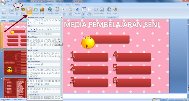 Cara Membuat Hyperlink di Power Point 2007  