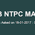 18th january RRB NTPC MAINS (Stage 2) Questions Asked (Memory Based) All Shifts
