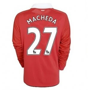 federico machedac costum, manchester united jersey