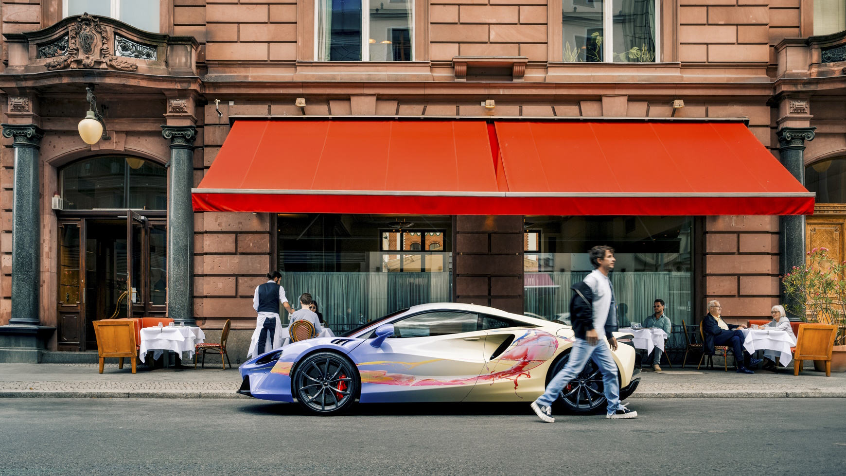 The Gentleman Racer: McLaren Unveils Art Car with German Artist Cevin Parker