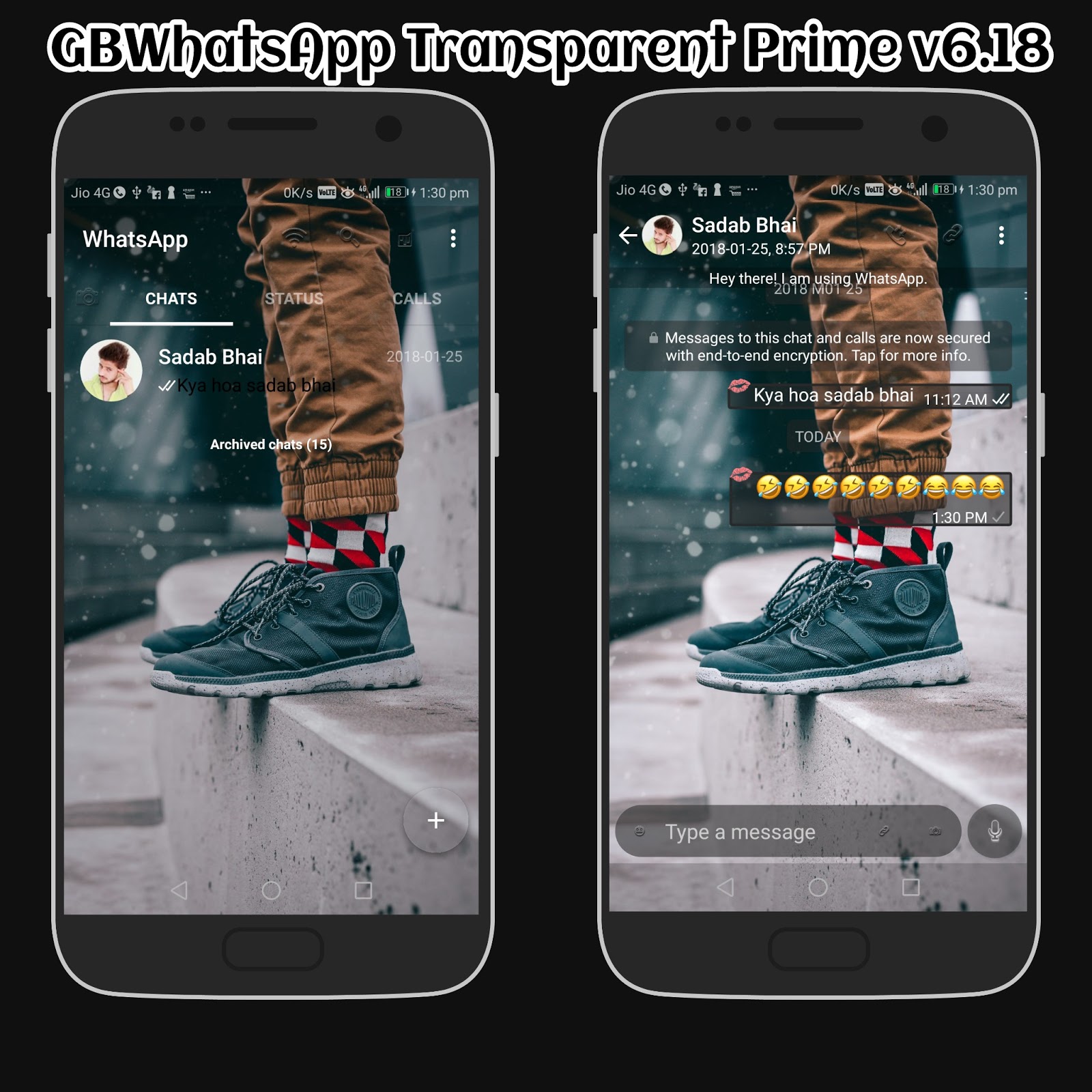 Gbwhatsapp Transparent Prime V6 18 Latest Version Download Now By Sam