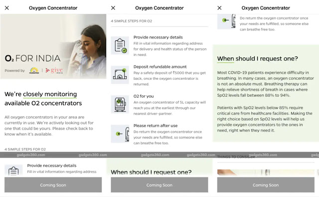 Ola To Offer Free Delivery Of Oxygen Concentrators For Covid-19 Relief In India Starting With Bengaluru