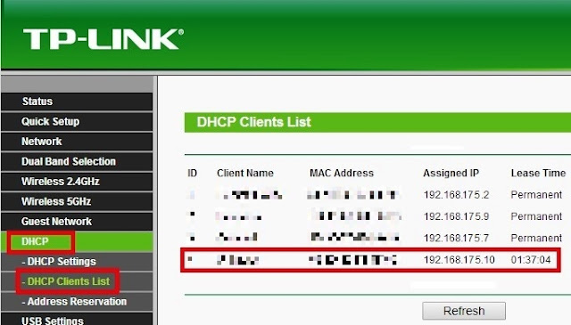 tp link dhcp