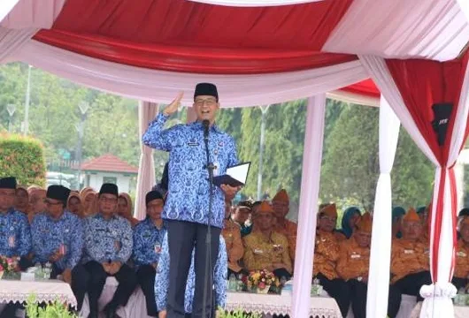 Anies Tak Tahu Ada Slogan Ganti Presiden di Acara PNS DKI