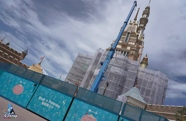 奇妙夢想城堡, Castle of Magical Dreams, 香港迪士尼樂園, Hong Kong Disneyland, HK, Construction Update, Disney Magical Kingdom Blog, HKDL Castle, hKDK, HK Disneyland,  香港迪士尼 Blog