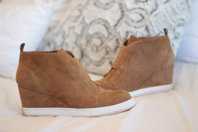 Linea Poalo brown wedges nordstroms 