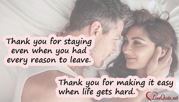 Thank you quote on love