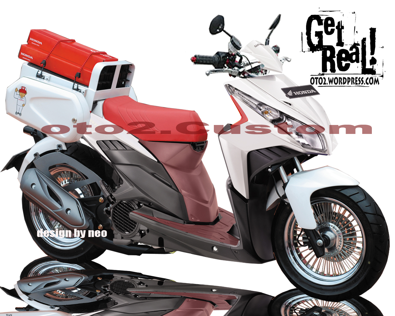 Motor Cycle Modifikasi Modifikasi HONDA VARIO CBS TECHNO REVIEW