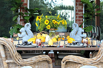 Fall Harvest Tablescape