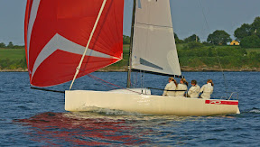 J/70 sailing Narragansett Bay