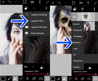  jumpa kembali dengan saya di rumah edit foto tempatnya mencar ilmu edit foto di ponsel androi Tutorial Picsart | Face Galaxy Skull di Picsart Android