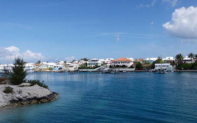 Entering Spanish Wells Harbour