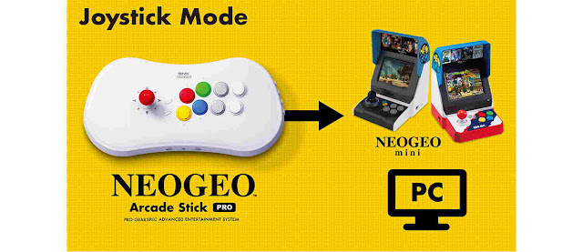 Neo Geo Arcade Stick Pro Termasuk 20 Game Pra-Instal