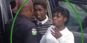 Photos: Nigerian Police Arrest 2 Ladies For Wearing Mini Skirt & Short Gown In Port Harcourt