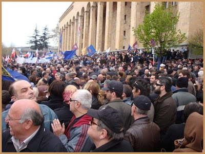 Démonstration du 09.04.2009 à Tbilisi @Zurab Kakabadze