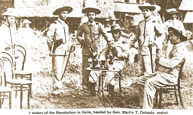 General Martin Delgado and staff in Iloilo