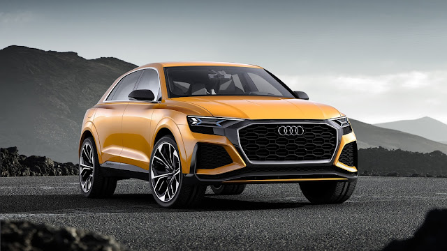 2017 Audi Q8 Sport Concept in Krypton Orange Colour