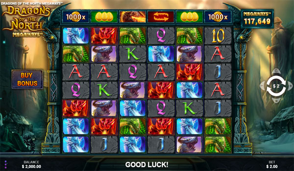 Main Gratis Slot Indonesia - Dragons of the North Megaways Pariplay