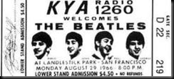 beatles ticket last concert