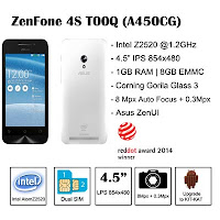 Cara update dan download firmware terbaru asus zenfone 4s (T00Q/A450CG)