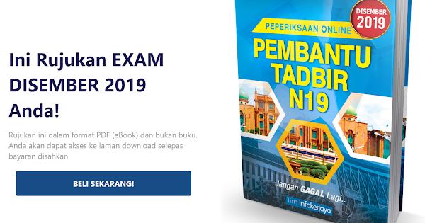 Contoh Soalan Peperiksaan Pembantu tadbir N19  Pepalih Media