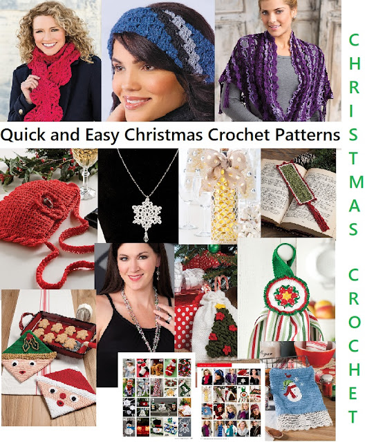 Fast and Easy New Crochet Patterns for Christmas Gifts and Decorating Ideas