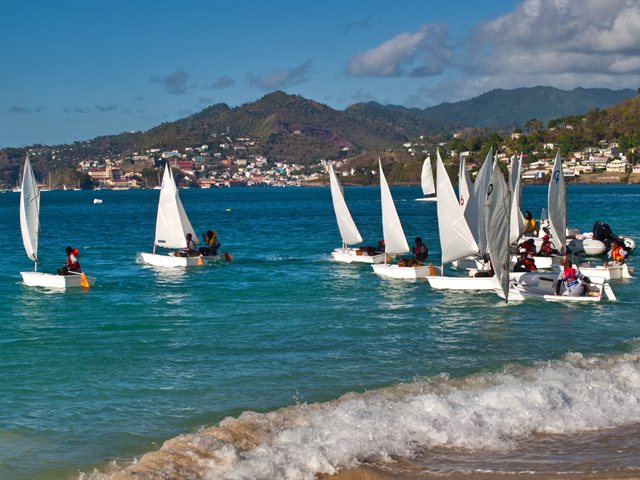 start at the 2011 Grenada Sailing Festival
