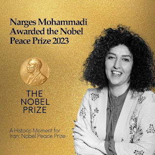 Narges Mohammadi vann Nobels fredspris för sin kamp mot kvinnoförtryck