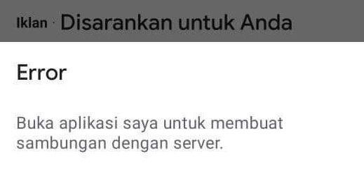 Cara Mengatasi Tidak Bisa Instal Aplikasi Dari Play Store Karena Tidak Bisa Membuat Sambungan Server