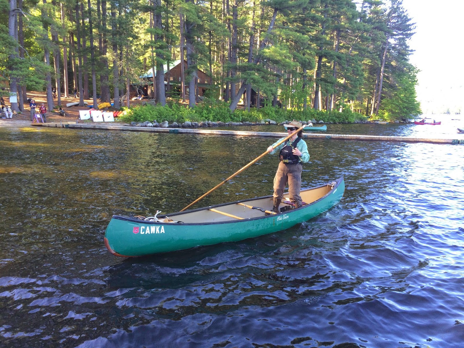 lake michigan in a dugout: maine canoe symposium