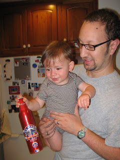 drinking Shea Stadium beer