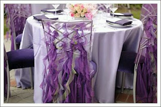 Decorated Wedding Chairs Ties