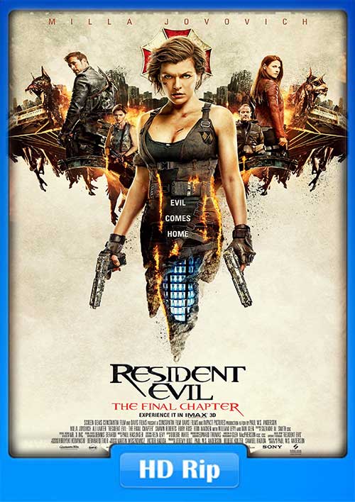 Resident Evil The Final Chapter 2017 WEBRip 720p 800MB x264 Action ...