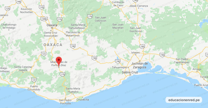 Temblor en México de Magnitud 4.1 (Hoy Martes 24 Diciembre 2019) Sismo - Epicentro - Miahuatlán - Oaxaca - OAX. - SSN - www.ssn.unam.mx