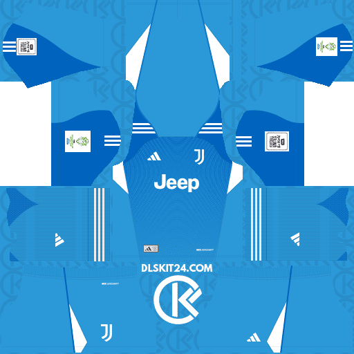 Juventus FC DLS Kits 2025-2026 Adidas - Dream League Soccer Kits 2026 (Goalkeeper Home)
