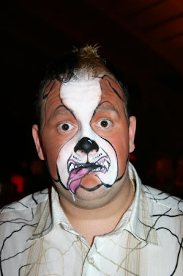 Body art Dog face painting