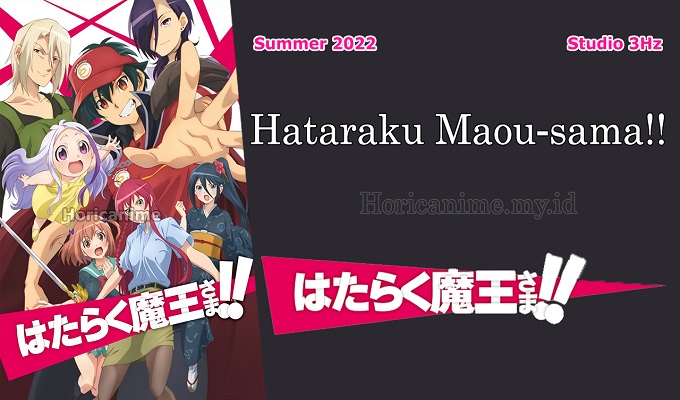 Informasi Lengkap Anime Hataraku Maou-sama!! Season 2