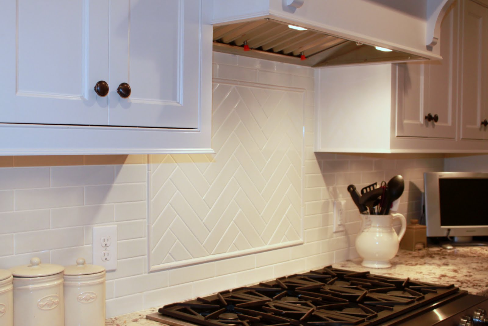 Patterned Tile Backsplash