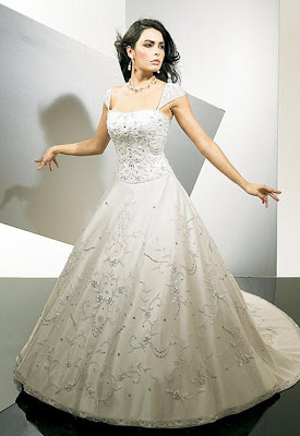 Bridal gown and accessories