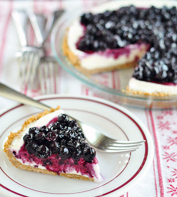 How Now Pale Cow?: Unbaked Blueberry Cheese Tart