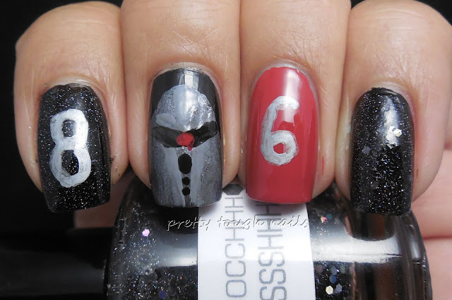 Polish Days Sci Fi:  Battlestar Galactica Cyclons with Illamasqua and Nerdlacquer