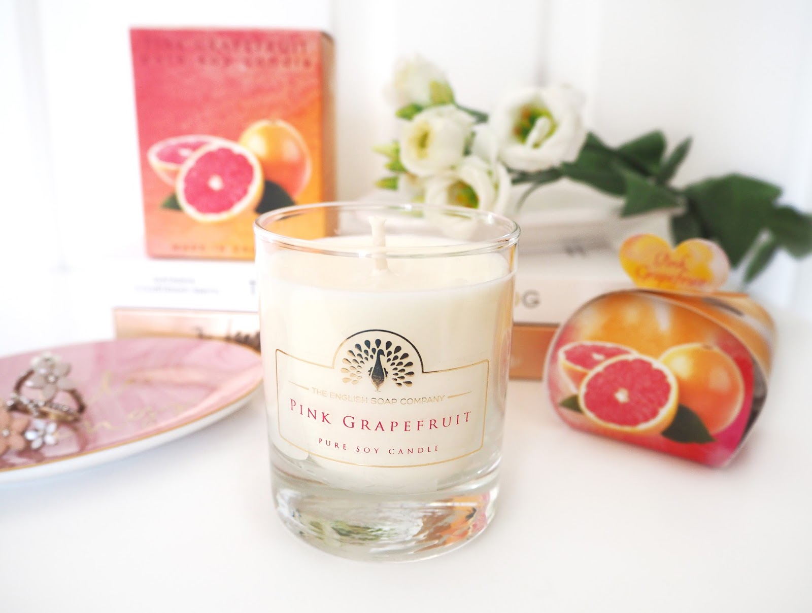 The English Soap Company Pink Grapefruit Collection, Katie Kirk Loves, Handmade Soaps, Candle Review, Handmade Candles, Handmade in the UK, Fragranced Candles, Handmade Gifts, UK Blogger, Beauty Blogger, Candle Blogger, Lifestyle Blogger