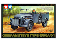 Tamiya 1/48 GERMAN STEYR TYPE 1500A/01 (32549) Color Guide & Paint Conversion Chart　